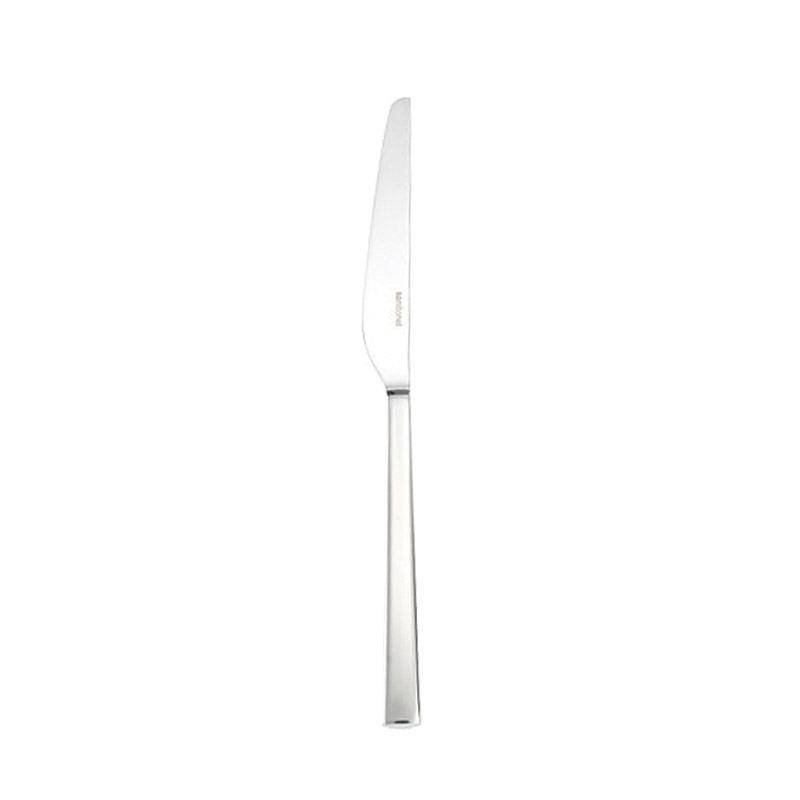 Linea Q Silverplate Dessert Knife, Solid Handle, 8 1/4in.