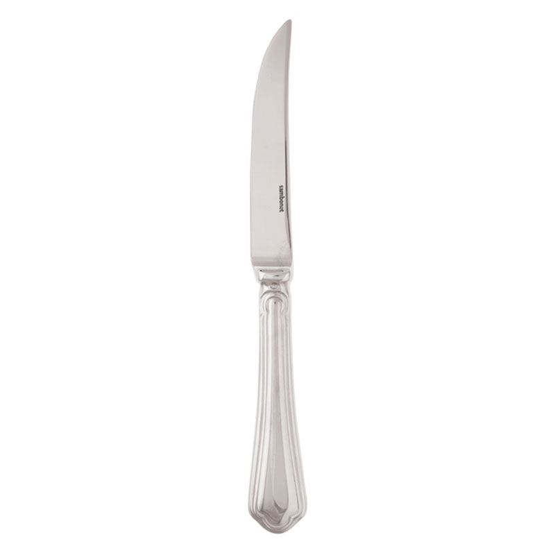 Filet Toiras Silverplate Steak Knife, Solid Handle, 9 3/4in.