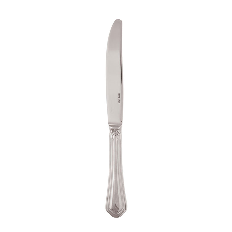 Filet Toiras Silverplate Dessert Knife, Solid Handle, 8 7/8in.