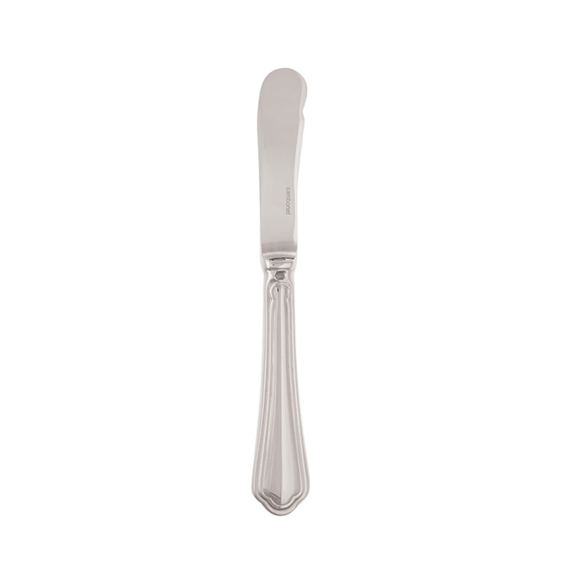 Filet Toiras Silverplate Butter Knife, Solid Handle, 7 3/8in.