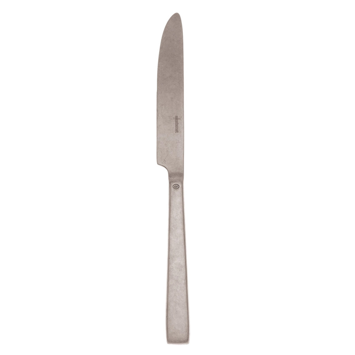 Flat Vintage Table Knife, Solid Handle