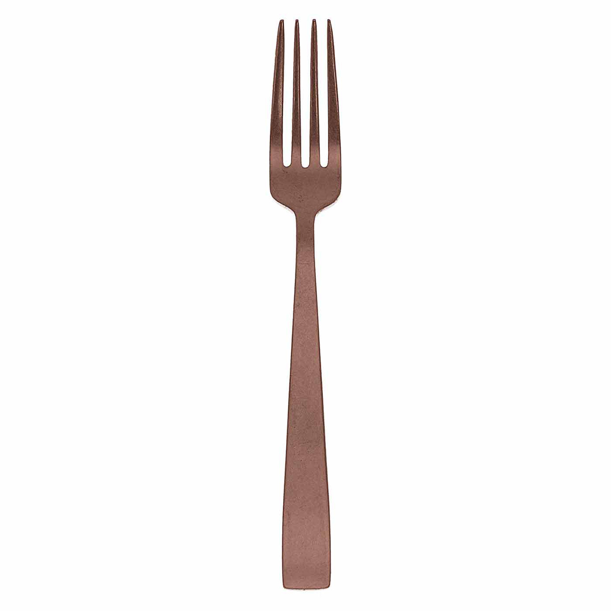 Flat Copper Vintage Serving Fork