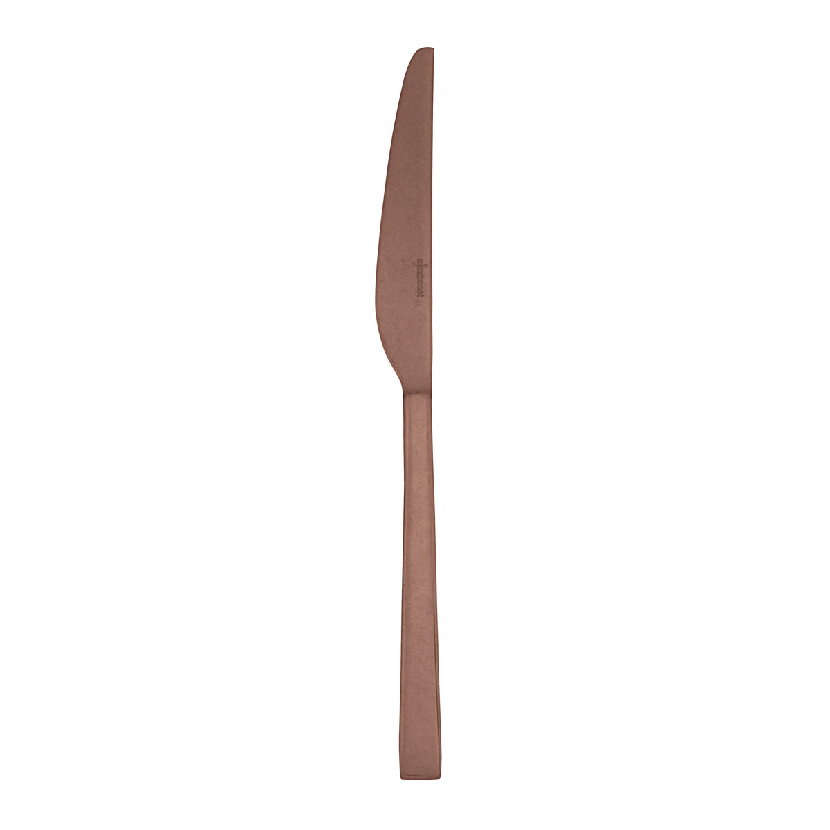 Linea Q Copper Vintage Table Knife, Solid Handle