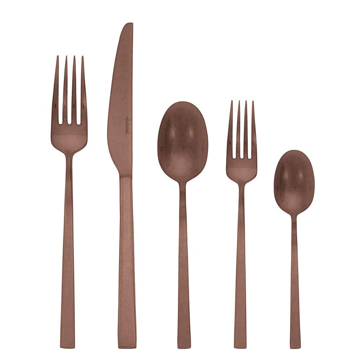 Linea Q Copper Vintage 5pc Place Setting