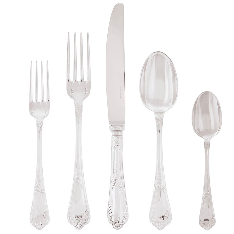 Laurier 5pc Place Setting, Hollow Handle