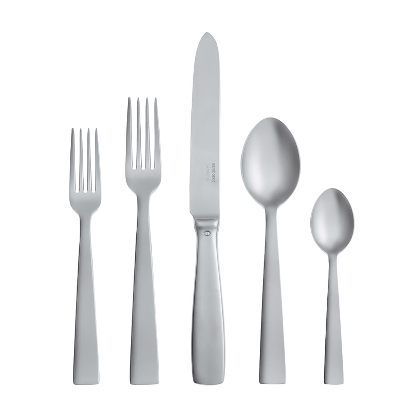 Gio Ponti Antico 5pc Place Setting, Solid Handle