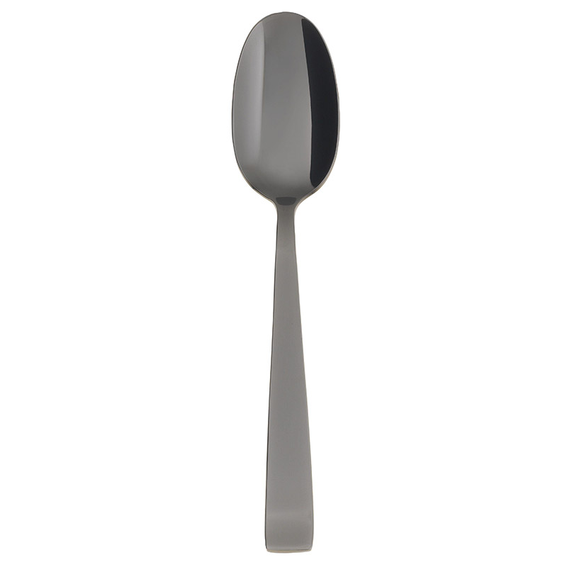 Flat Black Serving Spoon