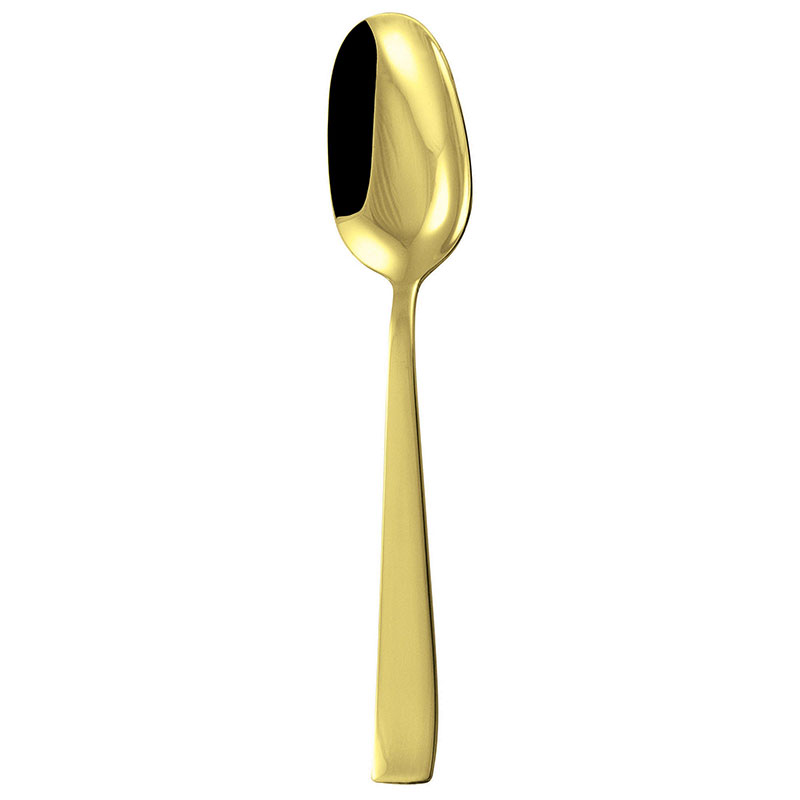 Flat Gold Serving Spoon