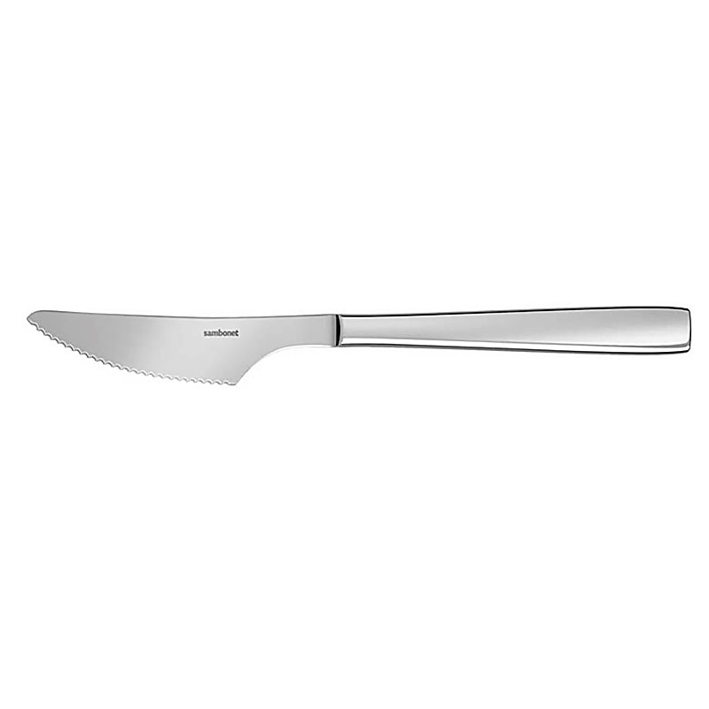 Flat Steak Knife, Solid Handle