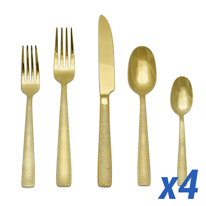 Siena Gold 20pc Service for 4