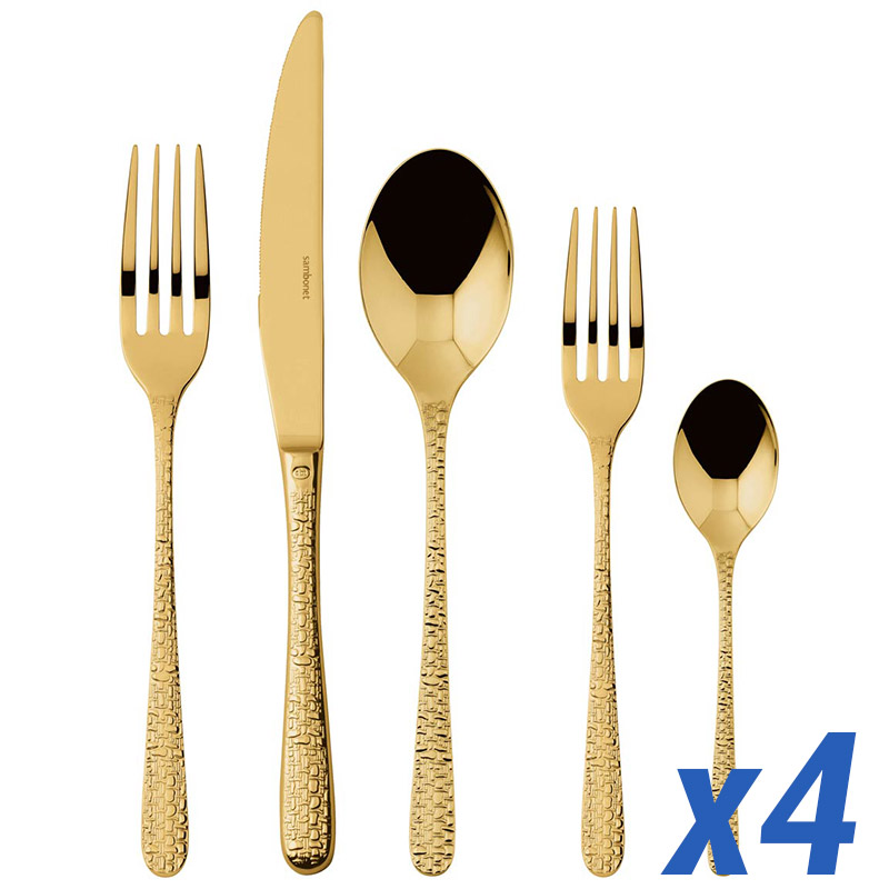 Venezia Gold 20pc Service for 4