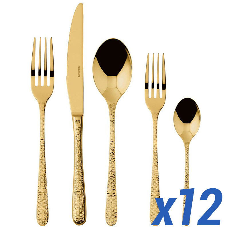 Venezia Gold 60pc Service for 12