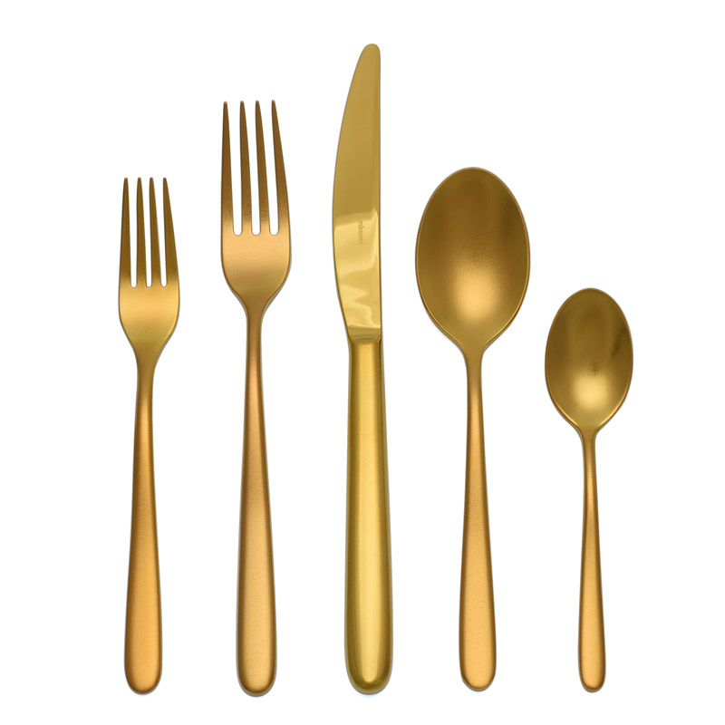 Hannah Diamond Red Gold 5pc Place Setting