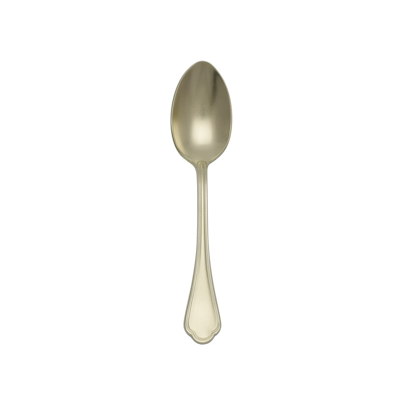 Filet Toiras Diamond White Gold Dessert Spoon