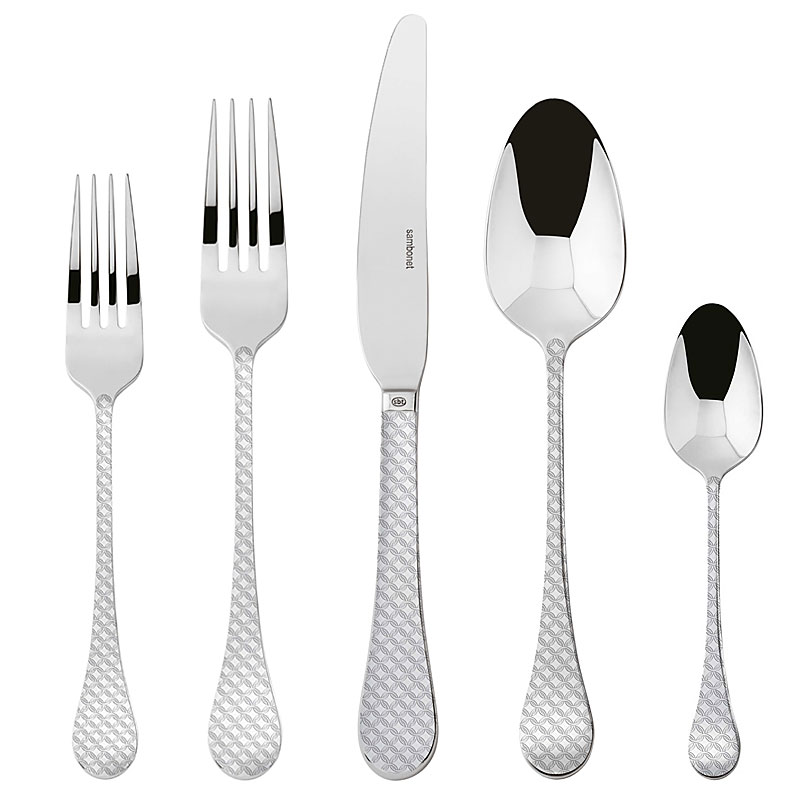 Taormina 5 Piece Place Setting Solid Handle