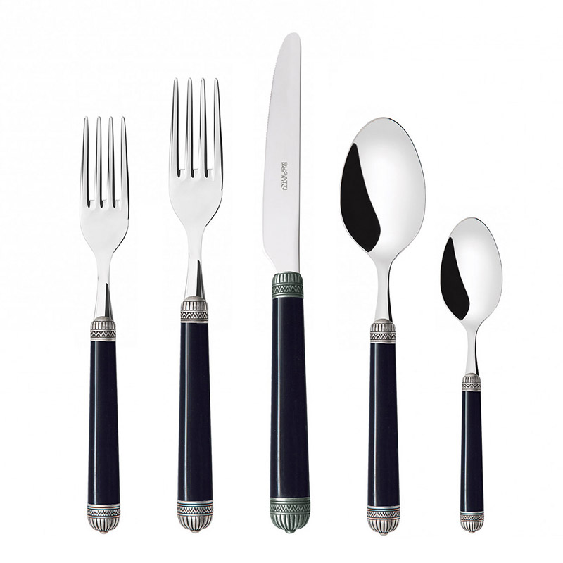 Nazare Black 5pc Place Setting