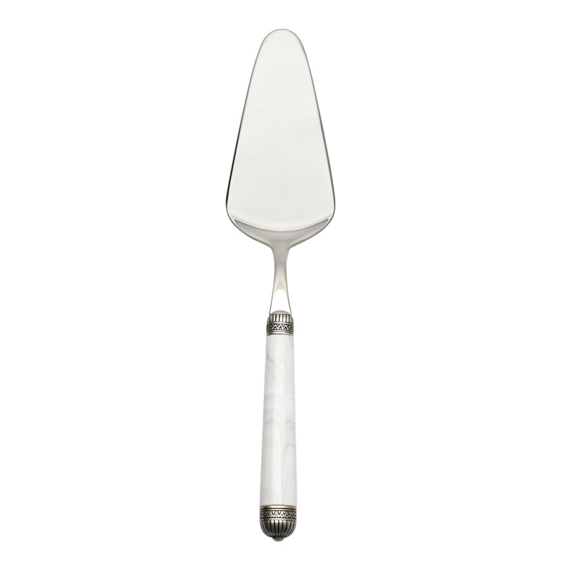 Nazare White Cake Server