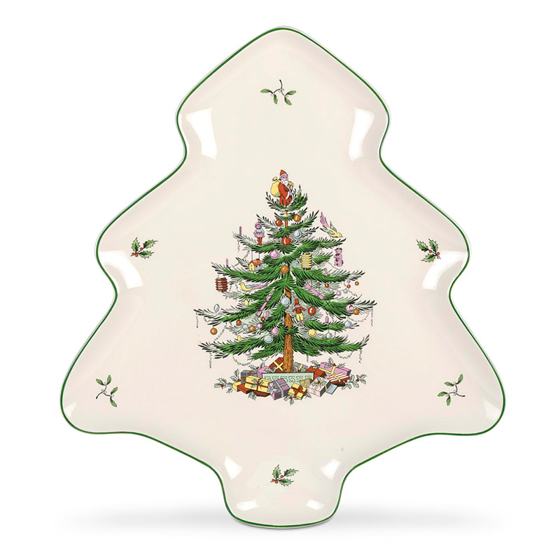 Christmas Tree Shape Dish, 14 