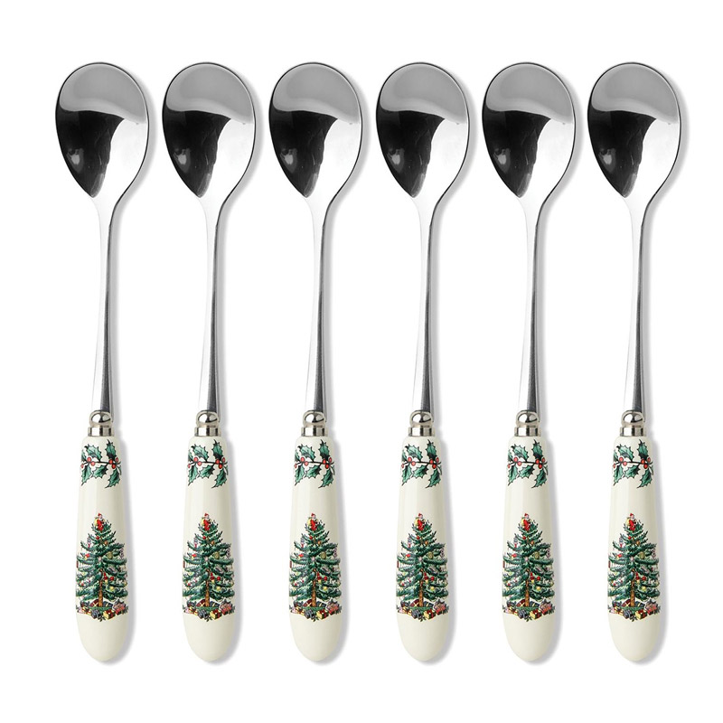 Chrismtas Tree Tea Spoons, Set of 6