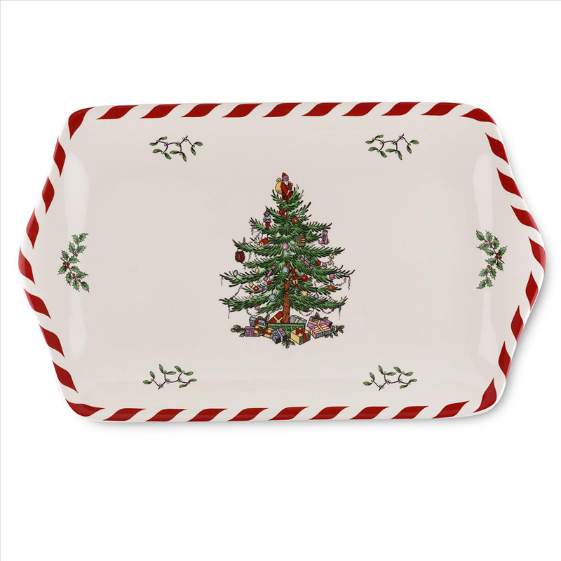 Peppermint Dessert Tray, 12in.