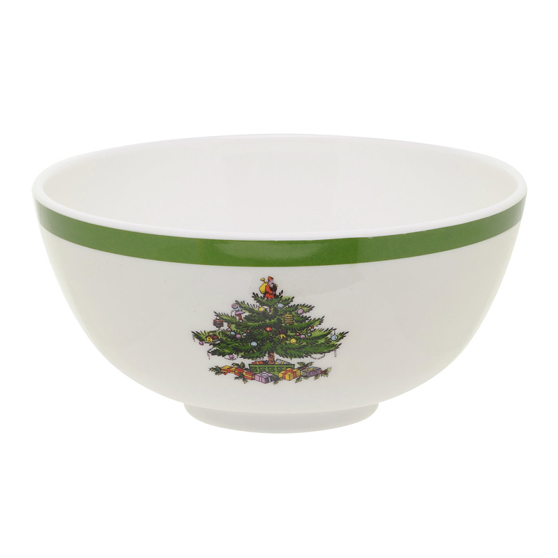 Christmas Tree Bowls, Set of 4, Melamine