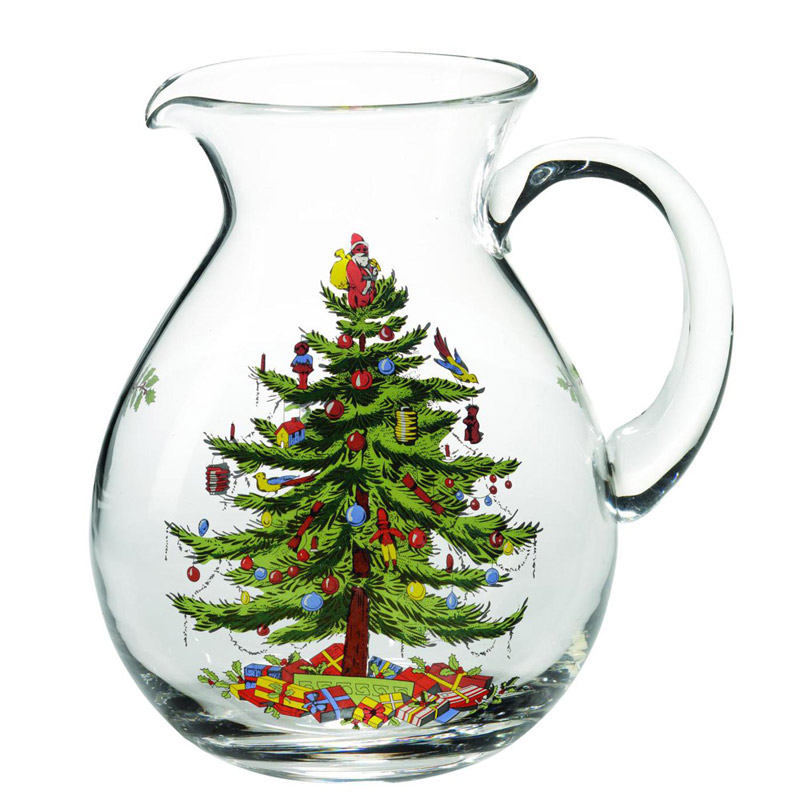 Glass Pitcher, 9in, 96oz