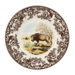 A photo of Woodland Dinner Plate, Bison