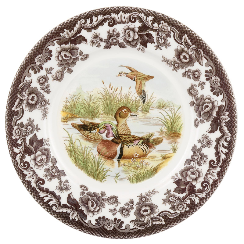 Woodland Luncheon Plate, Wood Duck