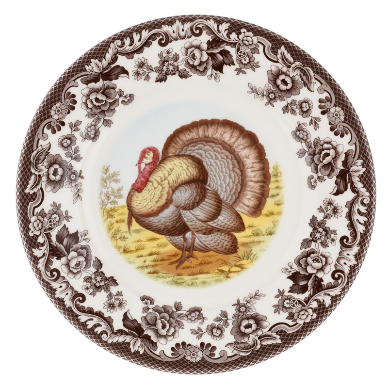 Woodland Luncheon Plate, Turkey