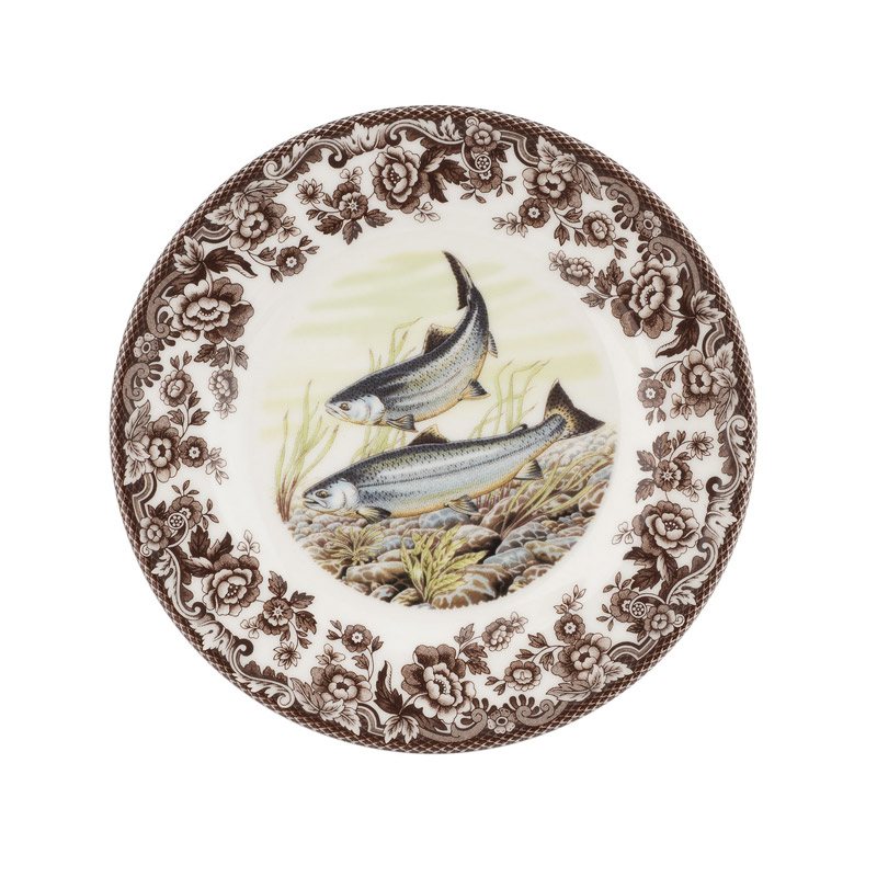 Woodland Salad Plate, King Salmon