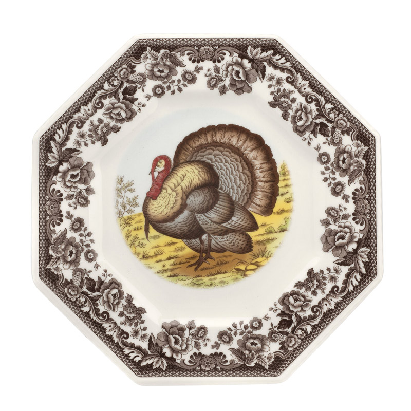 Woodland Octagonal Plate, Turkey