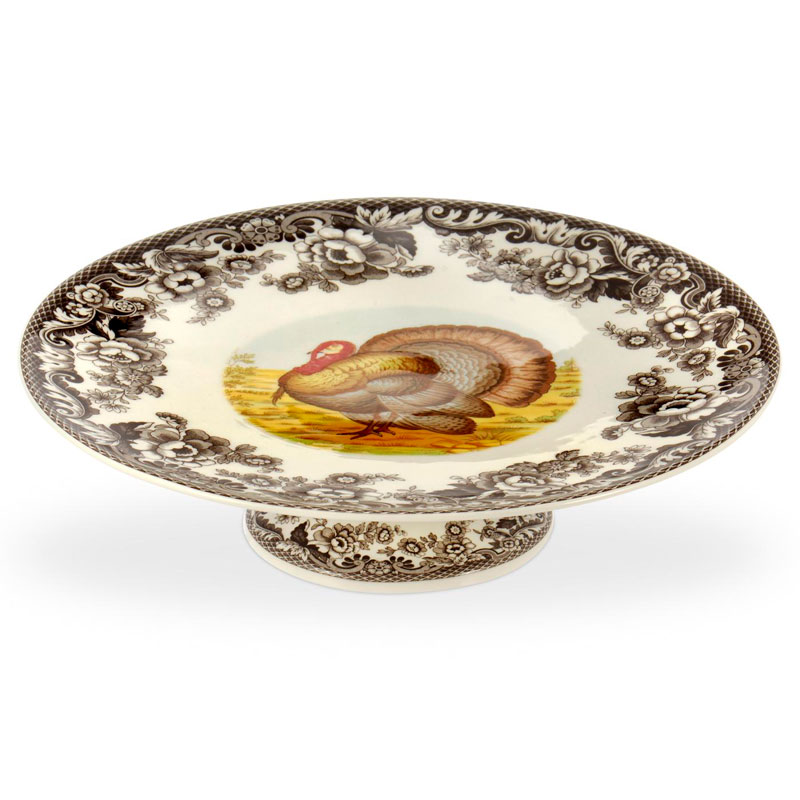 Woodland Footed Cake Plate, 10.5in.