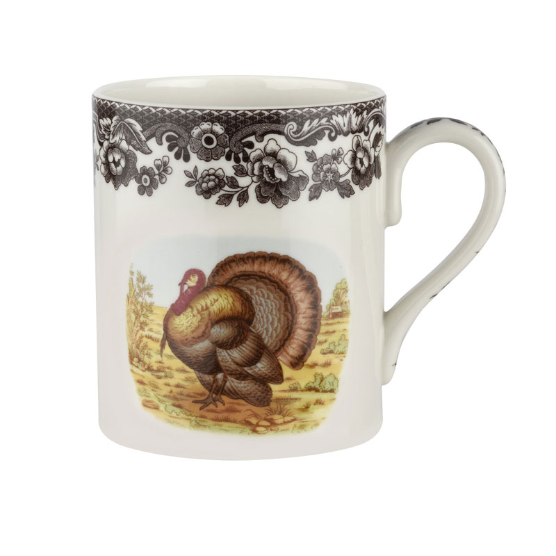 Woodland Turkey Mug, 16oz