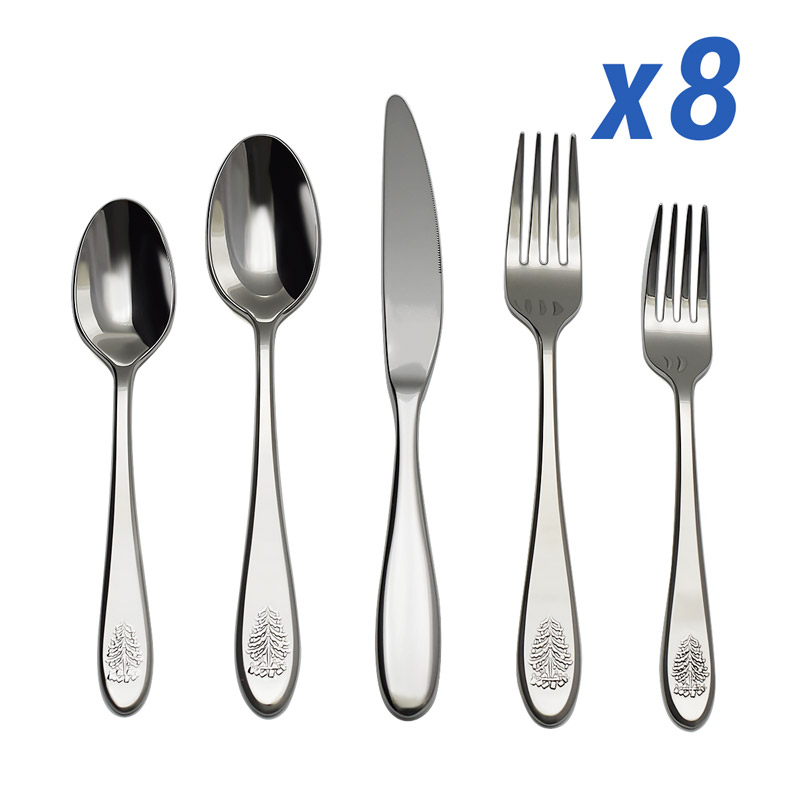 40pc Flatware Set, Service for 8