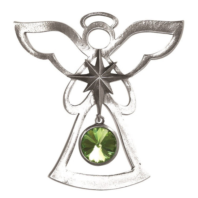 Birthstone Angel, August/Peridot