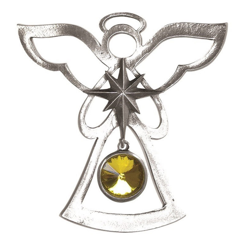 Birthstone Angel, November/Topaz