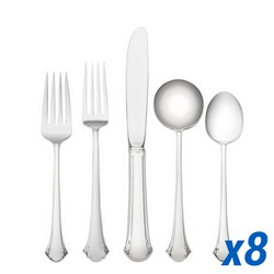 A photo of 46pc Set, Dinner Size, Cream