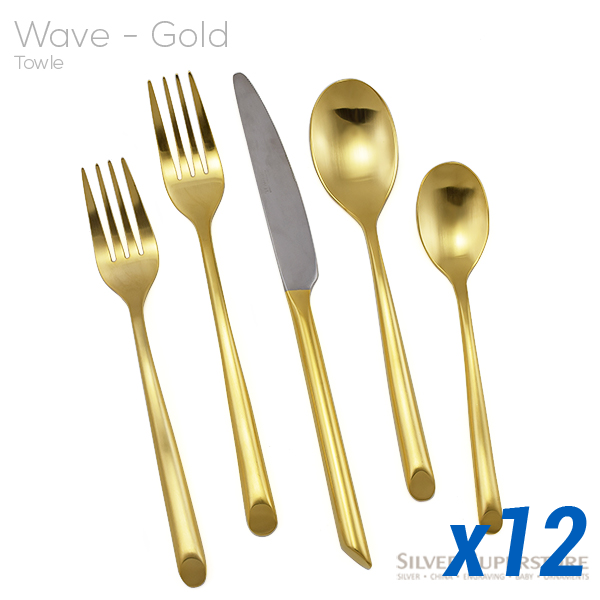 Wave Gold 60pc Service for 12