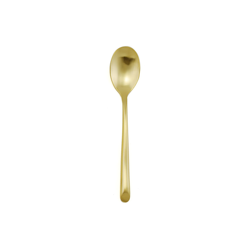 Wave Gold Teaspoon