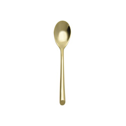 A photo of Wave Gold Satin Teaspoon