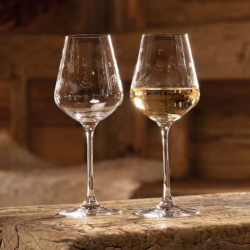 White Wine Goblets Set of Two