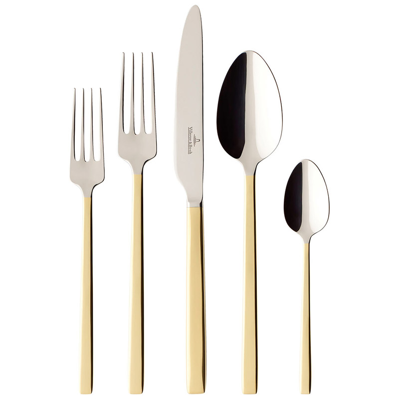 La Classica Gold 5pc Place Setting