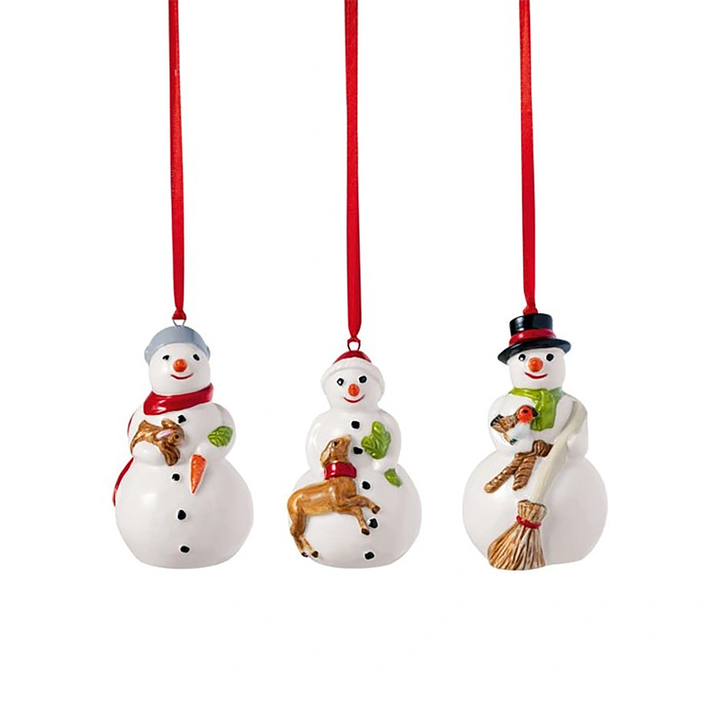 Nostalgic Snowmen, Set of 3