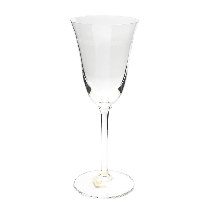 Grosgrain Crystal Goblet