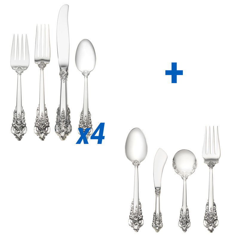 Grande Baroque 20pc Starter Set, Dinner Size