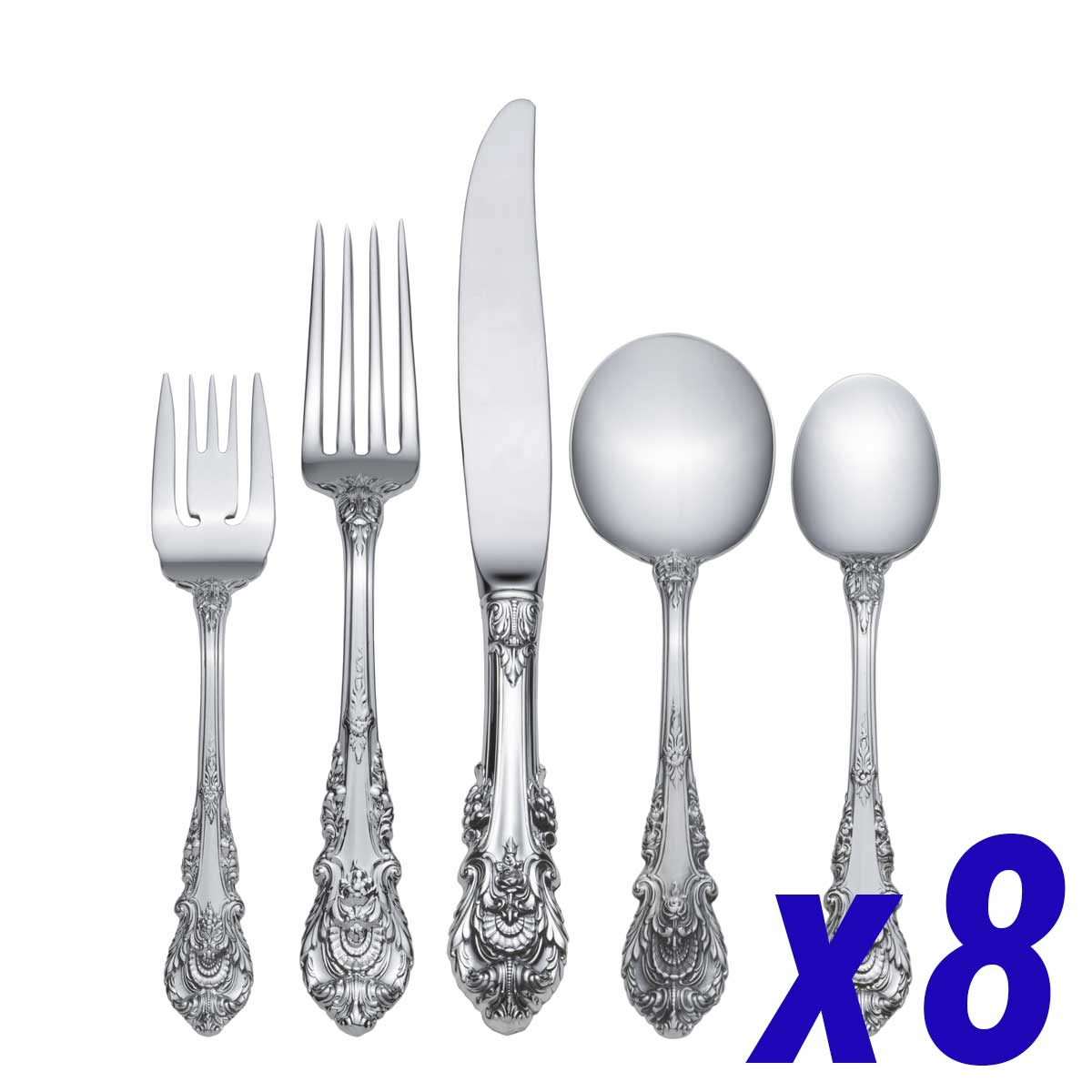 Sir Christopher 46pc Set, Dinner Size, Cream