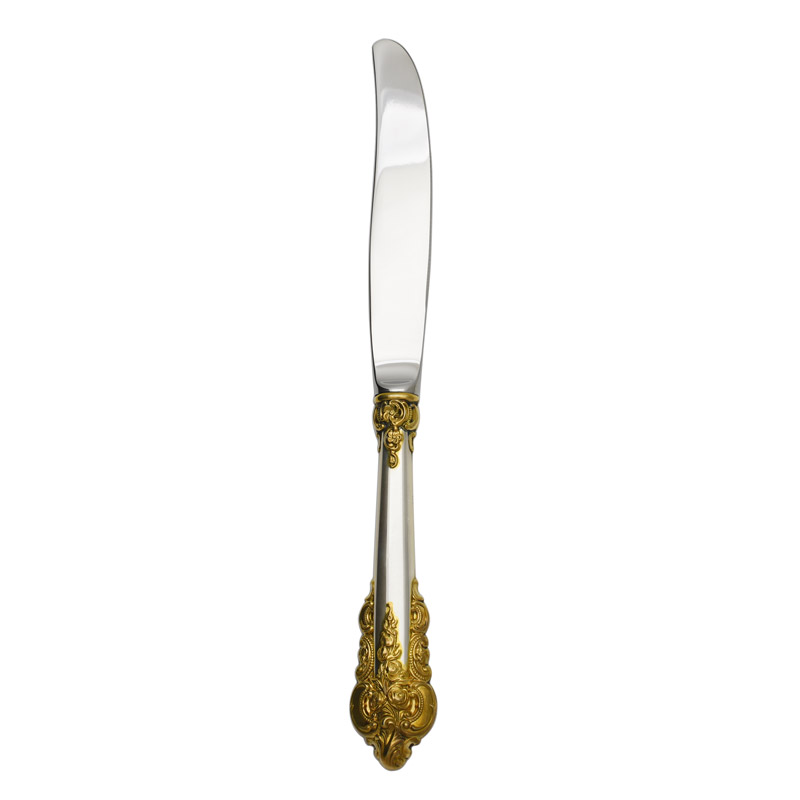 Golden Grande Baroque Dinner Knife, HH