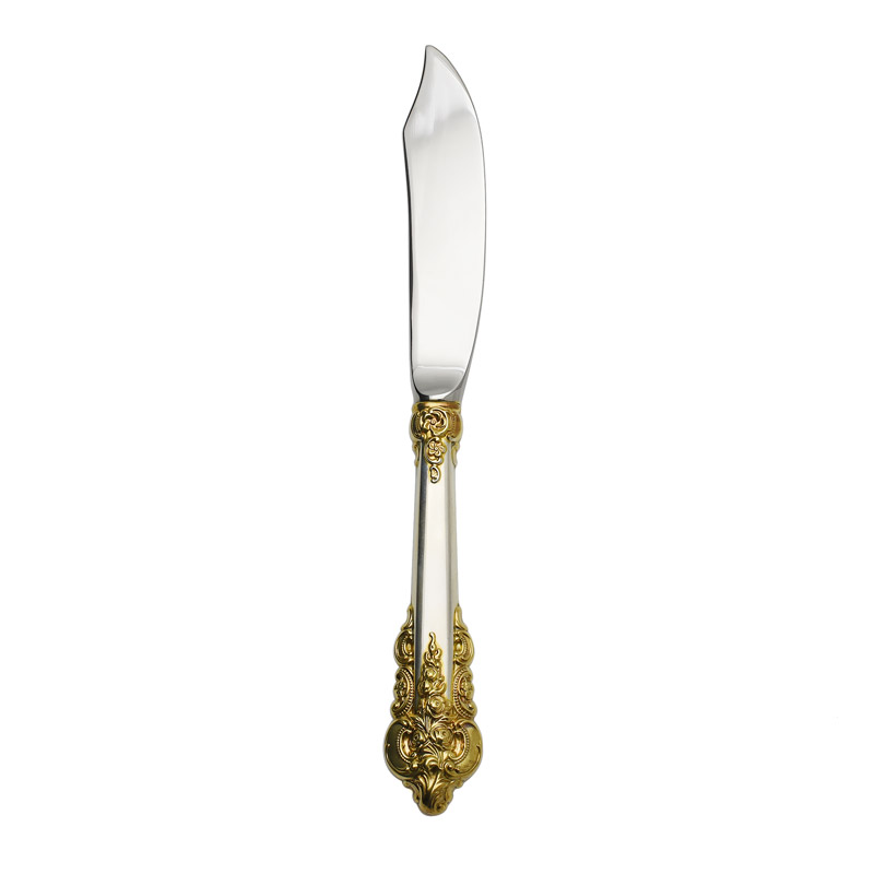 Golden Grande Baroque Fish Knife, HH