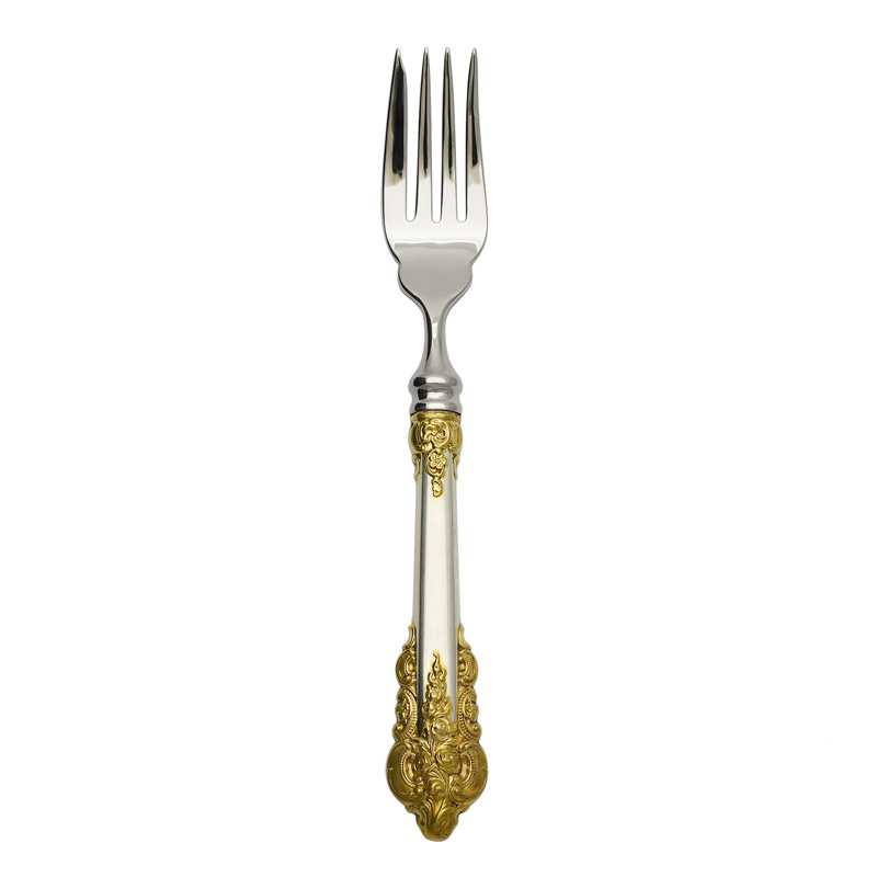 Golden Grande Baroque Fish Fork, HH