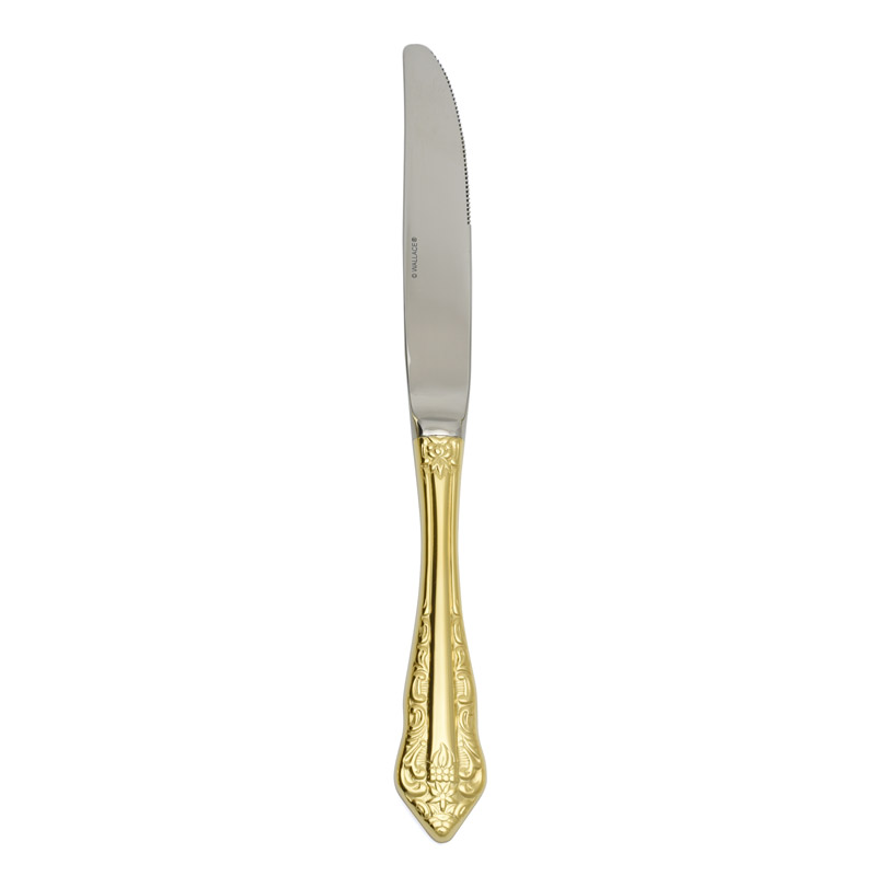 Antique Baroque Gold Dinner Knife